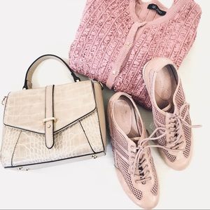 Nine West Rose Gold Trainers Size 8M